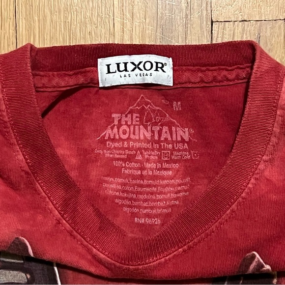 Anubis Soldier Luxor Las Vegas The Mountain Red T Shirt Medium - Picture 2 of 7
